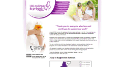 Desktop Screenshot of epilepsyandpregnancy.co.uk